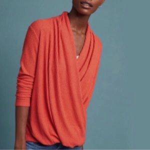 Anthropologie AKEMI + KIN surplice sweater